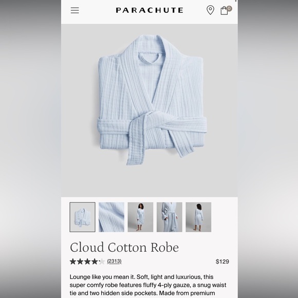 NWT Parachute Robe - Picture 3 of 3